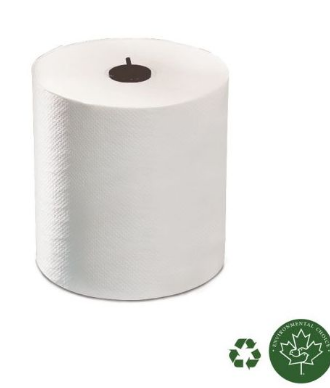 Tork Advanced 1-Ply White Hand Towel Roll, 6rl per case