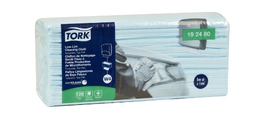 Tork Low-Lint Cleaning Cloth, Top-Pak